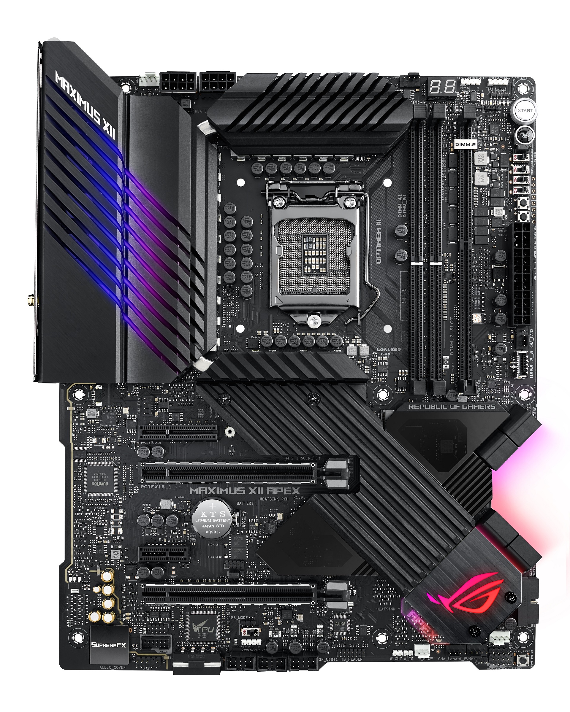 ROG MAXIMUS XII APEX 2D AURA